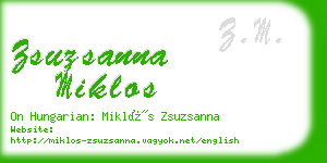 zsuzsanna miklos business card